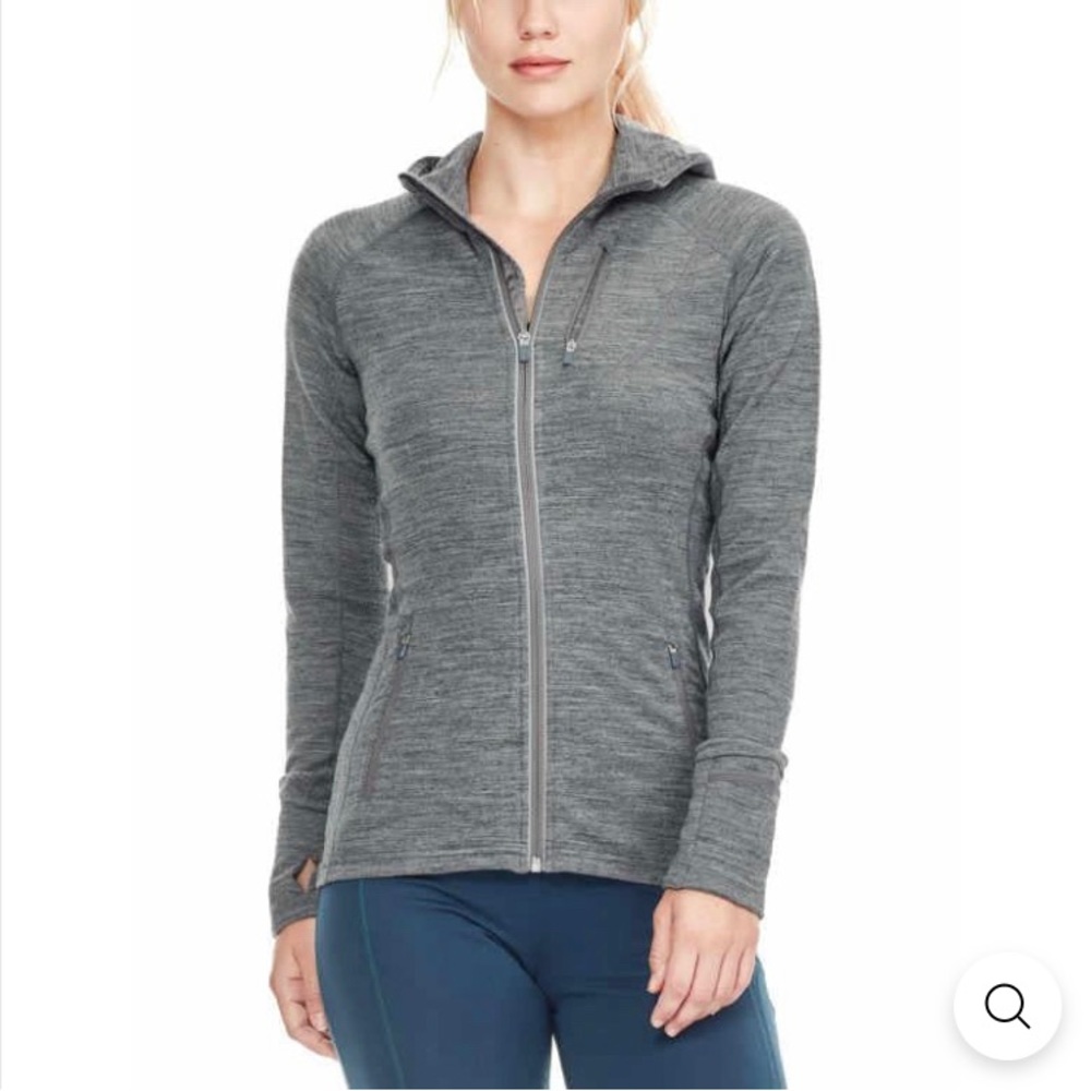 Icebreaker Quantum Merino Wool Midweight Full-zip Hoodie